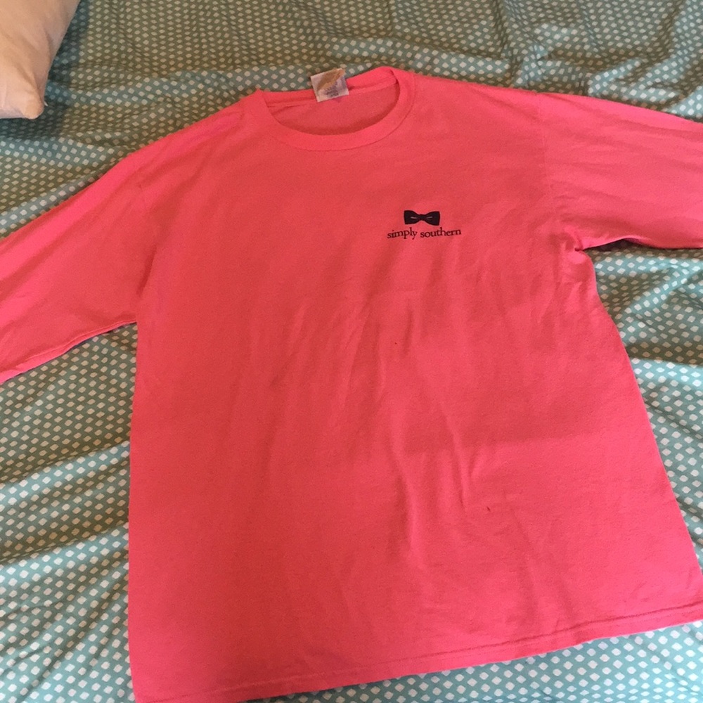 pink simply southern long sleeve shirt